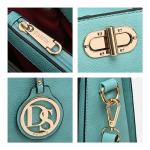 Dasein Women's Satchel Tote with Matching Clutch