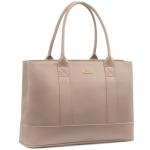Chic Waterproof Leather Laptop Tote for Women