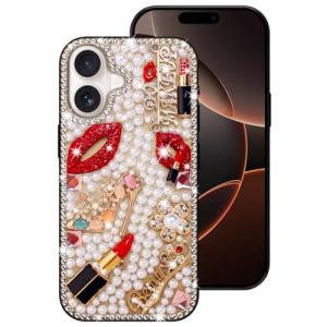 Erolagomat Glam Phone Case with Rhinestone Details