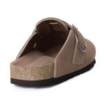 KIDMI Women's Suede Clogs with Memory Foam