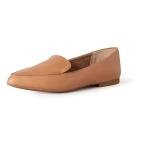 Camel Faux Leather Women's Loafer Flats, Size 7.5