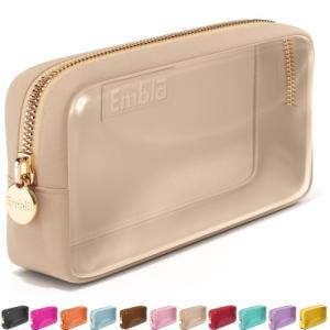 Embla Clear Cosmetic Bag and Makeup Pouch