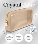 Embla Clear Cosmetic Bag and Makeup Pouch