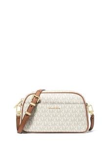 Michael Kors Jet Set Small Crossbody Bag Vanilla Acorn