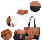 Stylish 4-Piece Women's Handbag and Tote Set