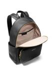 Michael Kors Tanner Large Black Backpack with Gold Accents