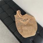 Woven Khaki Straw Tote Bag for Every Occasion