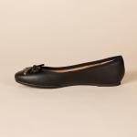 Chic Black Round Toe Ballet Flats for Women