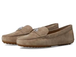 Lauren Ralph Lauren Taupe Suede Loafers for Women