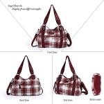 Roomy Red Washed Leather Hobo Handbag for Women
