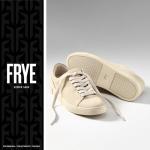 Frye Ivy Low Lace Sneakers in Cognac Leather