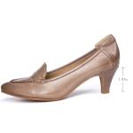 Mona Flying Women's Leather Pointed Toe Pumps