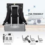 Stylish Black Laptop Backpack with USB Port