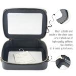 Clear Travel Makeup and Toiletry Bag Set