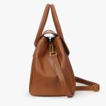 Large Vintage Leather Tote Bag for Women