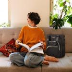 Stylish Black Laptop Backpack with USB Port