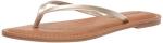 Gold Women's Thong Sandals by Amazon Essentials