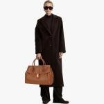 Large Vintage Leather Tote Bag for Women