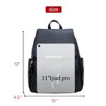 Trendy Black Quilted Leather Backpack Purse for Women