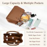 Stylish IGOLUMON Vegan Leather Handbag with Pompom