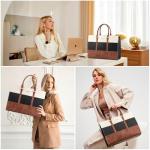 Stylish Vintage Leather Laptop Bag for Women