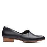 Clarks Juliet Palm Black Leather Loafers for Women