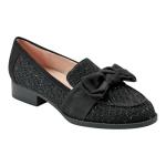 Bandolino Lindio Women's Black Boucle Loafers