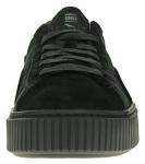 PUMA Women's Black Suede Platform Sneakers, Size 6.5