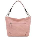 Pink Hobo Shoulder Bag with Bold Snap Hook