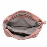 Pink Hobo Shoulder Bag with Bold Snap Hook
