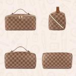 BAYANKALA Large Leather Travel Makeup Bag