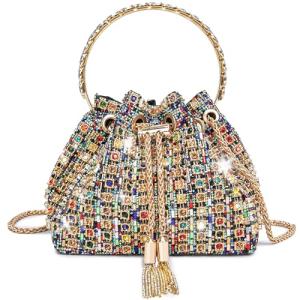 Sparkly Rhinestone Evening Clutch Bag for Women