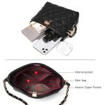 Stylish Lightweight Black Leather Crossbody Bag