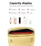 Sweetovo Gold Beaded Clutch Purse for Events