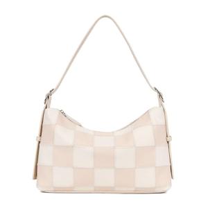 Hibear Checkered Black and White Shoulder Bag