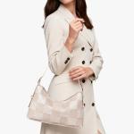 Hibear Checkered Black and White Shoulder Bag