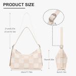 Hibear Checkered Black and White Shoulder Bag