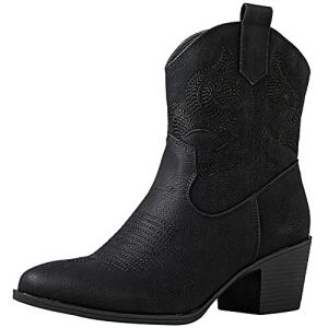 Women’s Black Cowgirl Ankle to Mid-Calf Boots