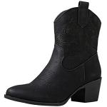 Women’s Black Cowgirl Ankle to Mid-Calf Boots