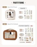 Stylish Clear Makeup Bag and Travel Organizer