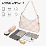 Hibear Checkered Black and White Shoulder Bag