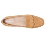Cole Haan Biscuit Suede Soft Bow Loafers
