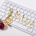 Personalized Cherry Keychain Charm for Bags