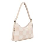 Hibear Checkered Black and White Shoulder Bag