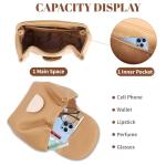 Triple Color Mini Top-Handle Designer Handbag