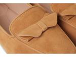 Cole Haan Biscuit Suede Soft Bow Loafers