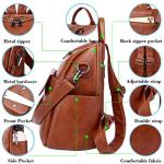 Stylish Waterproof Convertible Backpack Purse for Women
