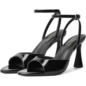 Susanny Black Strappy Block Heel Sandals