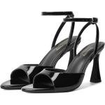 Susanny Black Strappy Block Heel Sandals