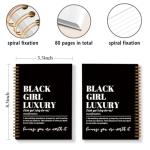 Luxury Black Girl Journal Notebook for Teens
